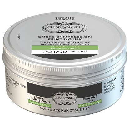 Lefranc Bourgeois Charbonnel Printing Su Bazlı Baskı Mürekkebi 200ml Black RSR 289 S.1