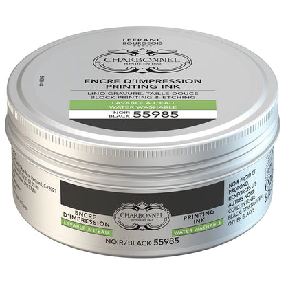 Lefranc Bourgeois Charbonnel Printing Su Bazlı Baskı Mürekkebi 200ml Black 55985 279 S.1