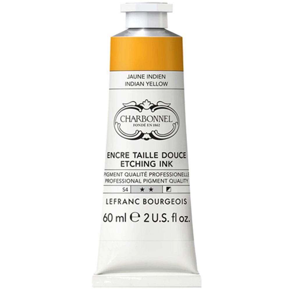 Lefranc Bourgeois Charbonnel Etching Renkli Gravür Mürekkebi 60ml Indian Yellow 212 S.4