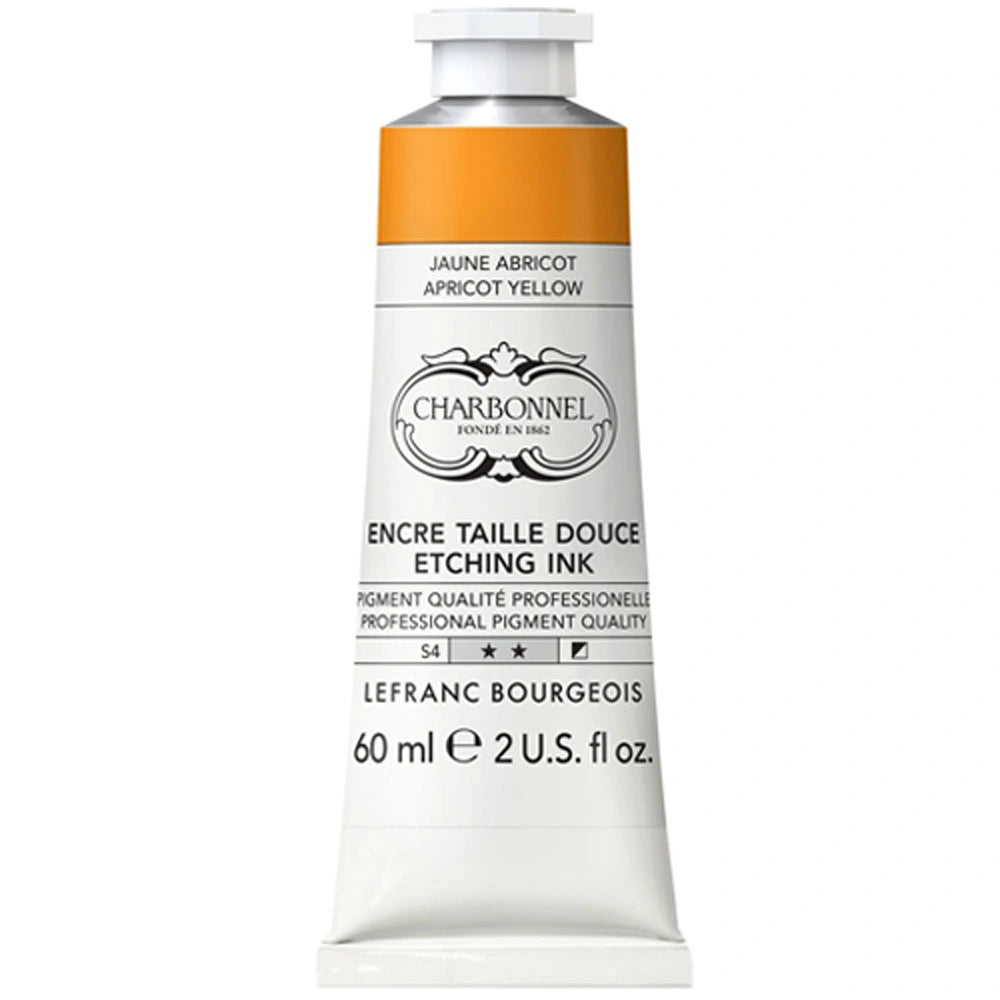 Lefranc Bourgeois Charbonnel Etching Renkli Gravür Mürekkebi 60ml Apricot Yellow 213 S.4