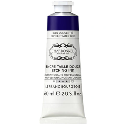 Lefranc Bourgeois Charbonnel Etching Renkli Gravür Mürekkebi 60ml Concentrated Blue 675 S.6