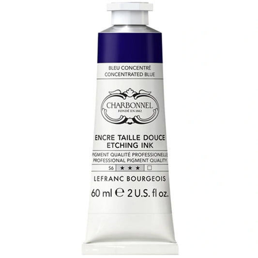 Lefranc Bourgeois Charbonnel Etching Renkli Gravür Mürekkebi 60ml Concentrated Blue 675 S.6