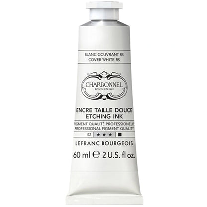 Lefranc Bourgeois Charbonnel Etching Renkli Gravür Mürekkebi 60ml Covering White RS 914 S.2