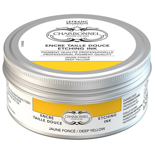 Lefranc Bourgeois Charbonnel Etching Renkli Gravür Mürekkebi 200ml Deep Yellow 179 S.3