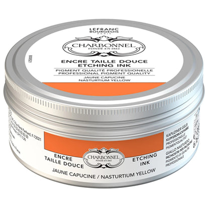 Lefranc Bourgeois Charbonnel Etching Renkli Gravür Mürekkebi 200ml Nasturtium Yellow 216 S.6