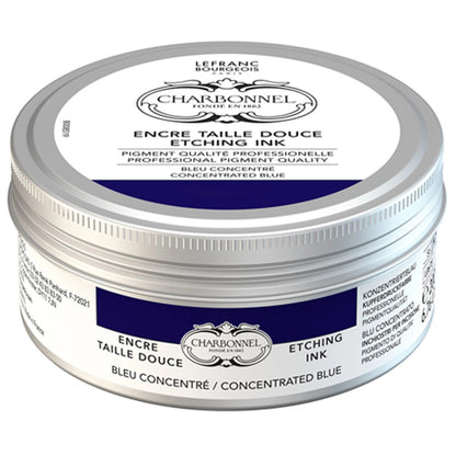 Lefranc Bourgeois Charbonnel Etching Renkli Gravür Mürekkebi 200ml Concentrated Blue 675 S.6
