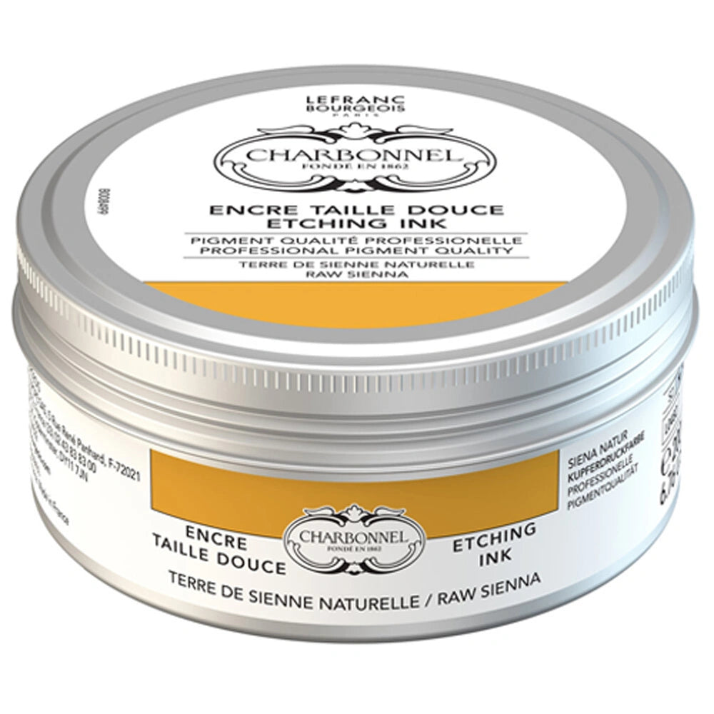 Lefranc Bourgeois Charbonnel Etching Renkli Gravür Mürekkebi 200ml Raw Sienna 482 S.2