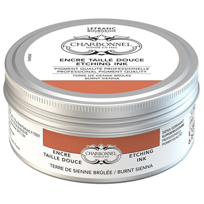 Lefranc Bourgeois Charbonnel Etching Renkli Gravür Mürekkebi 200ml Burnt Sienna 481 S.2