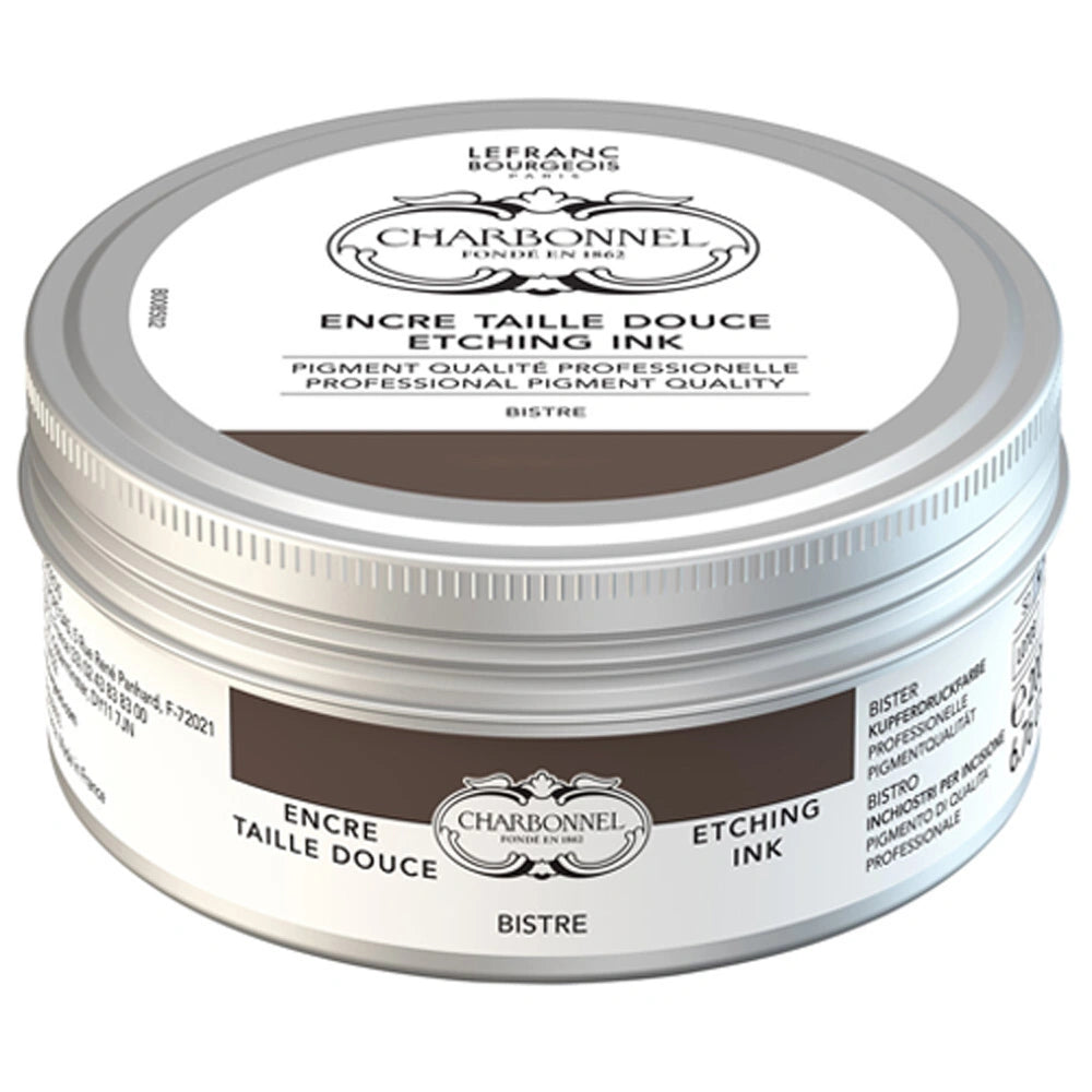 Lefranc Bourgeois Charbonnel Etching Renkli Gravür Mürekkebi 200ml Bistre 708 S.2
