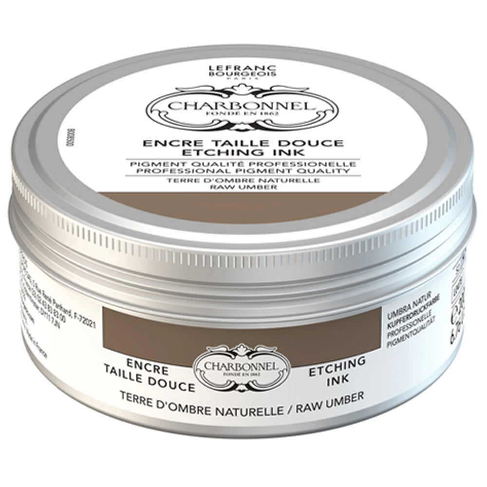 Lefranc Bourgeois Charbonnel Etching Renkli Gravür Mürekkebi 200ml Raw Umber 478 S.2