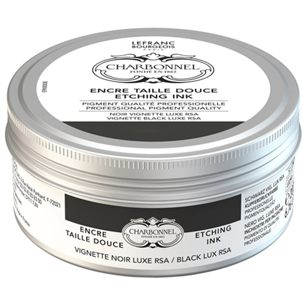 Lefranc Bourgeois Charbonnel Etching Renkli Gravür Mürekkebi 200ml Black Luxe RSA 290 S.2