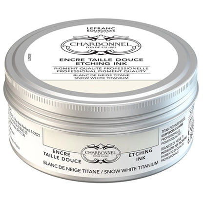 Lefranc Bourgeois Charbonnel Etching Renkli Gravür Mürekkebi 200ml Snow White TI 916 S.2