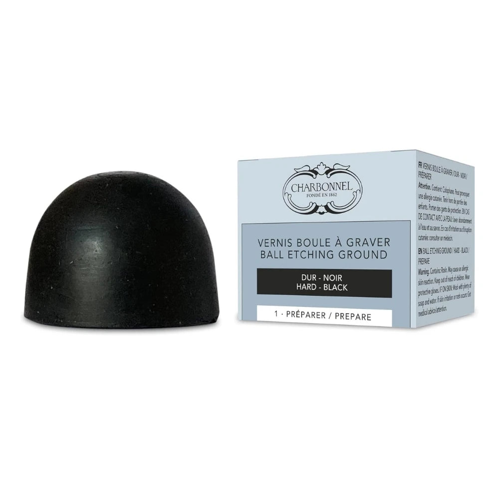 Lefranc Bourgeois Charbonnel Lamour Gravür Zemin Topu Siyah Sert