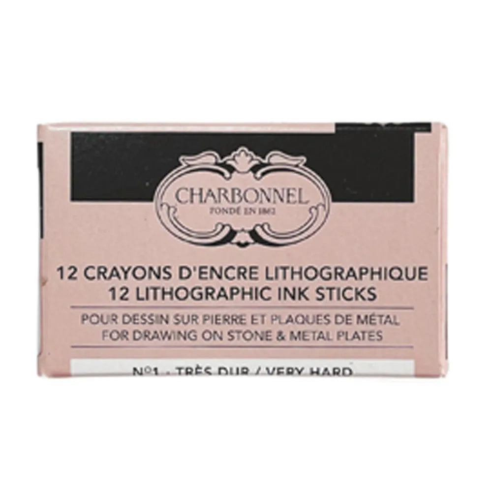 Lefranc Bourgeois Charbonnel Çubuk Litografi Boyası No.1 Sert 12'li