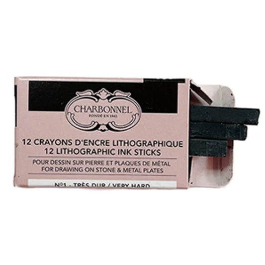 Lefranc Bourgeois Charbonnel Çubuk Litografi Boyası No.1 Sert 12'li