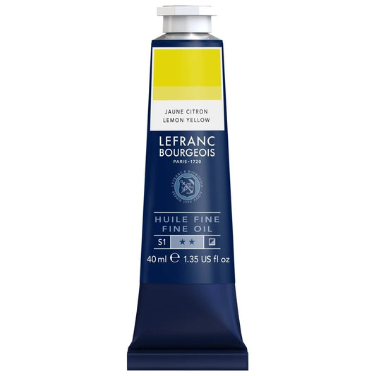 Lefranc Bourgeois Fine Yağlı Boya 40ml Lemon Yellow
