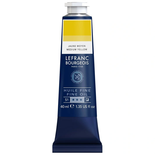 Lefranc Bourgeois Fine Yağlı Boya 40ml Medium Yellow