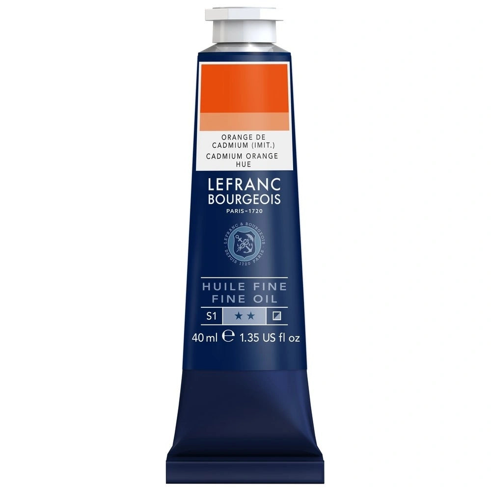 Lefranc Bourgeois Fine Yağlı Boya 40ml Cadmium Orange Hue