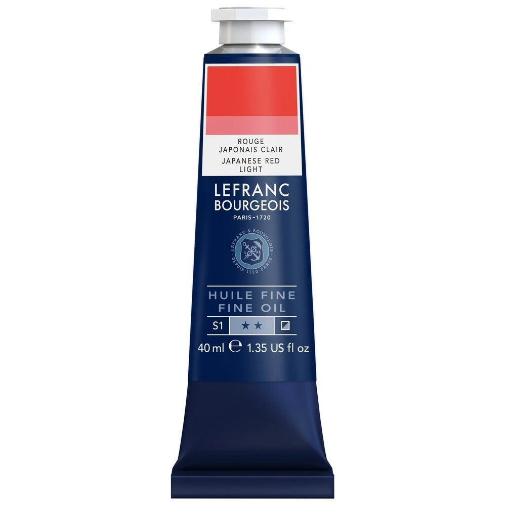 Lefranc Bourgeois Fine Yağlı Boya 40ml Japanese Red Light