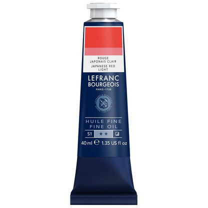 Lefranc Bourgeois Fine Yağlı Boya 40ml Japanese Red Light