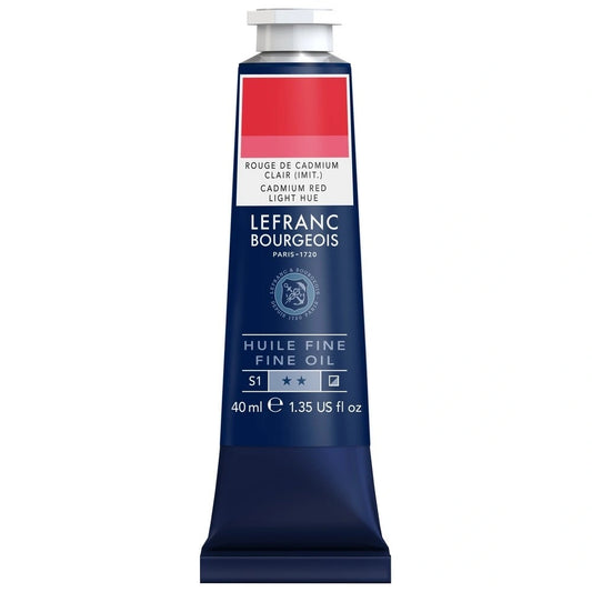 Lefranc Bourgeois Fine Yağlı Boya 40ml Cadmium Red Light