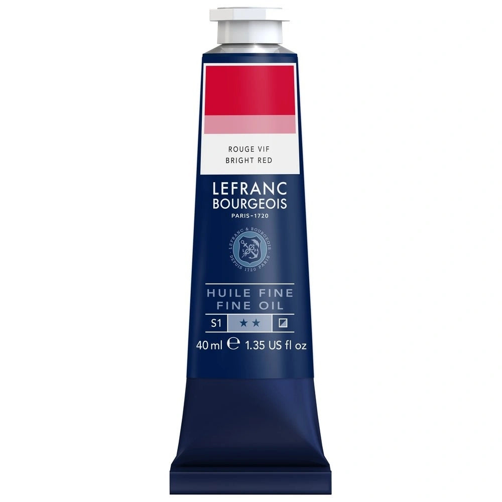 Lefranc Bourgeois Fine Yağlı Boya 40ml Bright Red