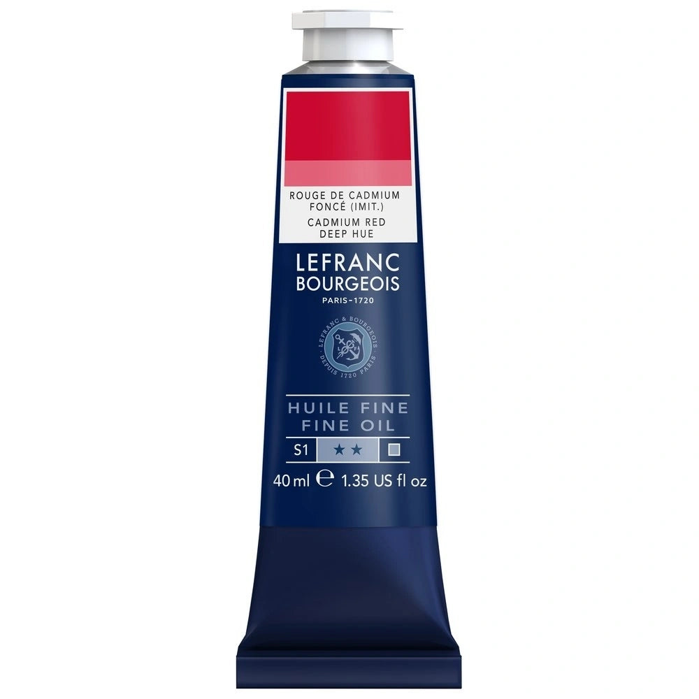 Lefranc Bourgeois Fine Yağlı Boya 40ml Cadmium Red Deep Hue