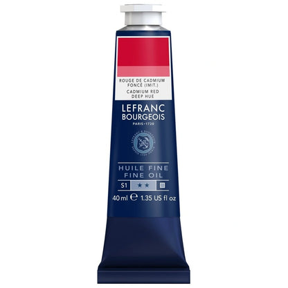 Lefranc Bourgeois Fine Yağlı Boya 40ml Cadmium Red Deep Hue