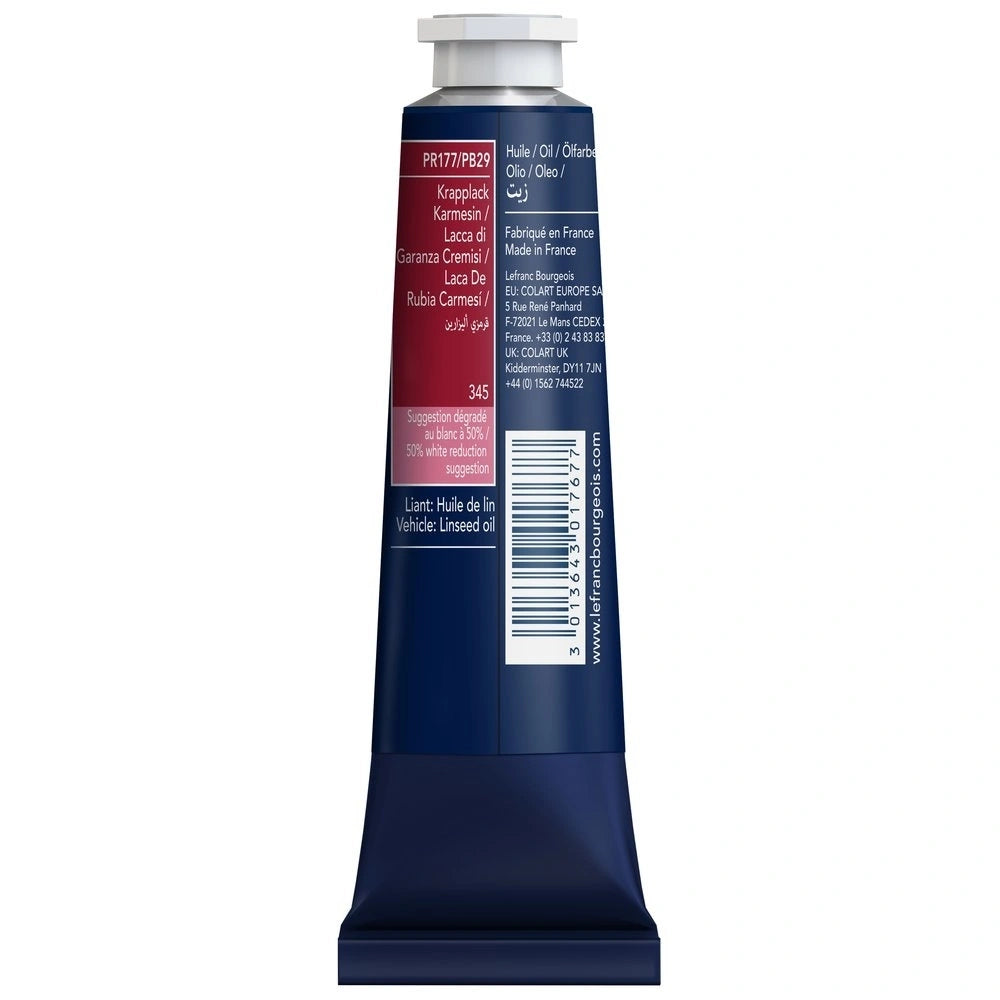 Lefranc Bourgeois Fine Yağlı Boya 40ml Alizarin Crimson