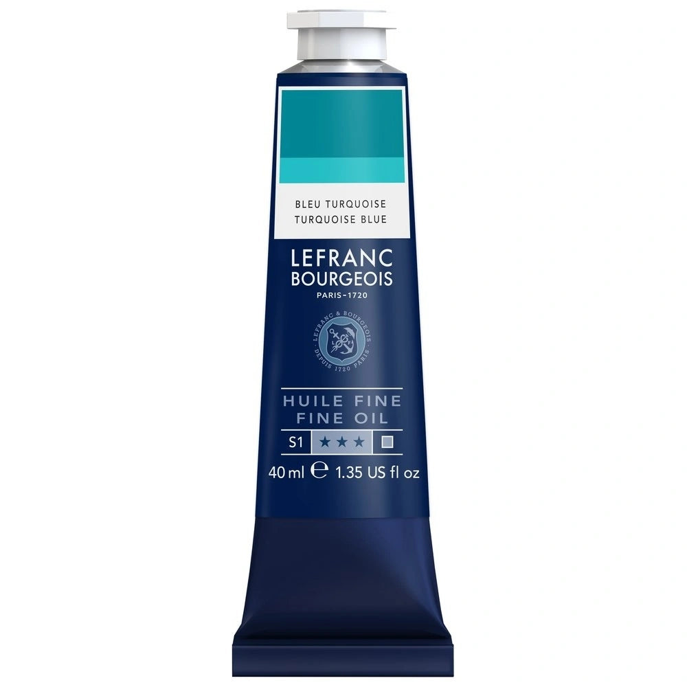 Lefranc Bourgeois Fine Yağlı Boya 40ml Turquoise Blue