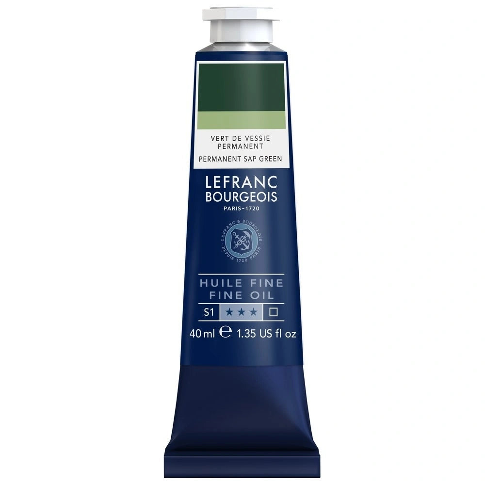 Lefranc Bourgeois Fine Yağlı Boya 40ml Permanent Sap Green