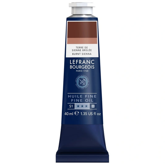 Lefranc Bourgeois Fine Yağlı Boya 40ml Burnt Sienna
