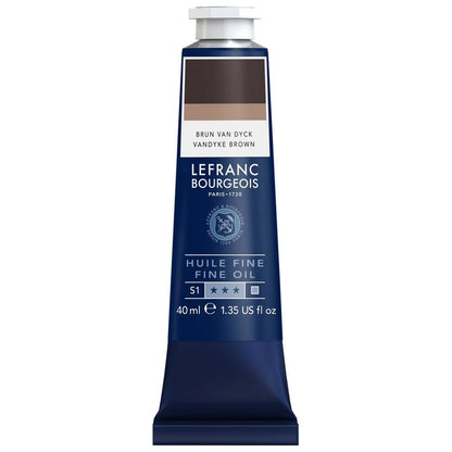 Lefranc Bourgeois Fine Yağlı Boya 40ml Van Dyck Brown