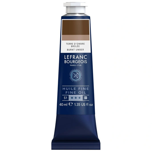 Lefranc Bourgeois Fine Yağlı Boya 40ml Burnt Umber