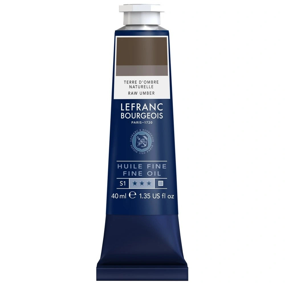 Lefranc Bourgeois Fine Yağlı Boya 40ml Raw Umber