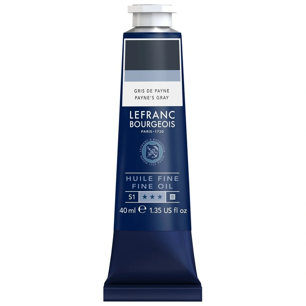 Lefranc Bourgeois Fine Yağlı Boya 40ml Payne Grey