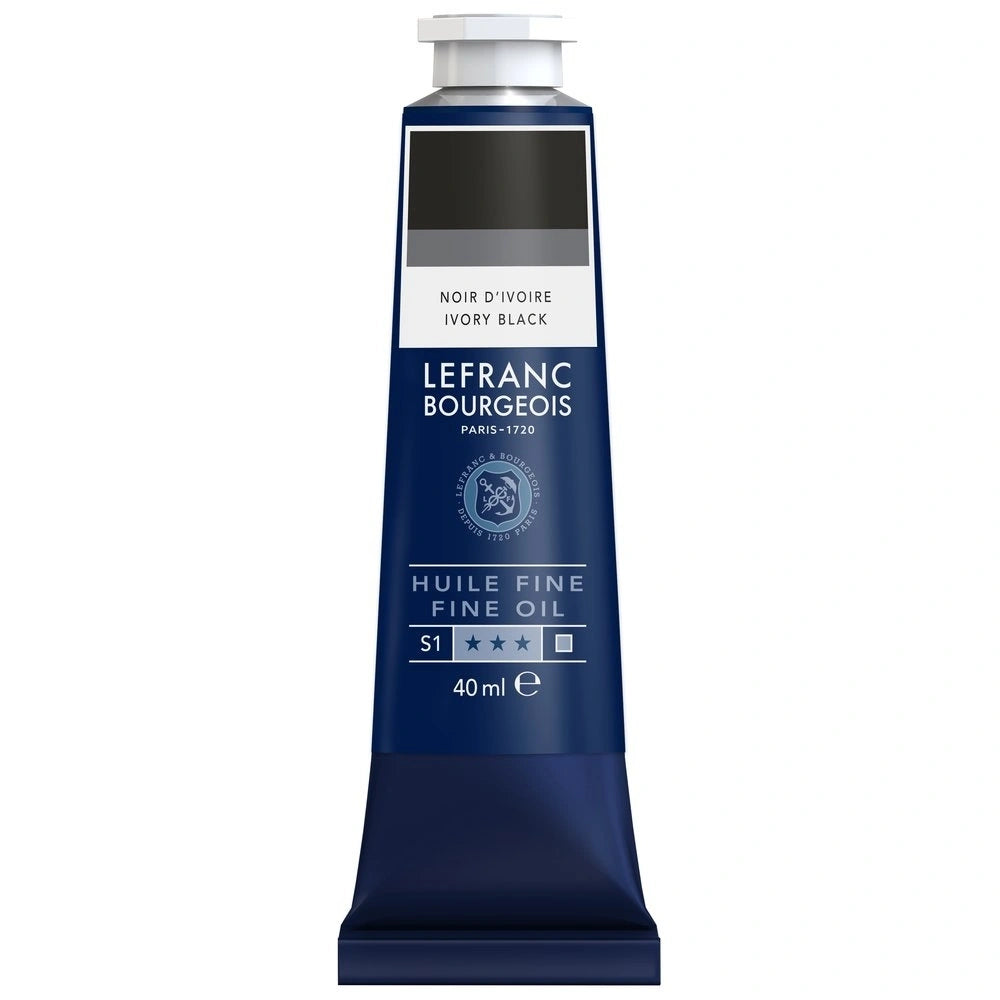 Lefranc Bourgeois Fine Yağlı Boya 40ml Ivory Black