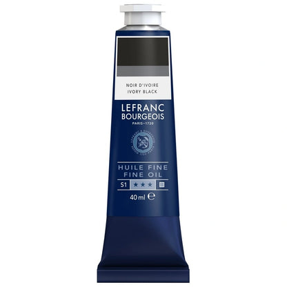 Lefranc Bourgeois Fine Yağlı Boya 40ml Ivory Black