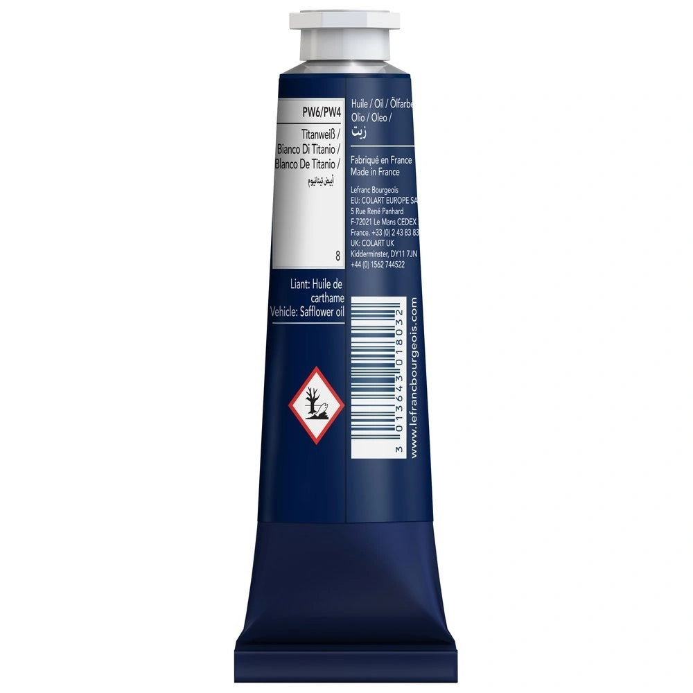 Lefranc Bourgeois Fine Yağlı Boya 40ml Titanium White