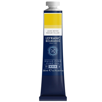 Lefranc Bourgeois Fine Yağlı Boya 200ml Medium Yellow
