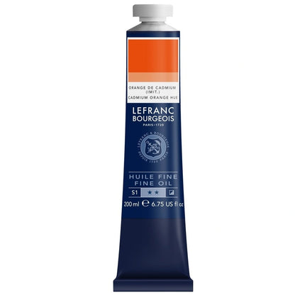 Lefranc Bourgeois Fine Yağlı Boya 200ml Cadmium Orange Hue