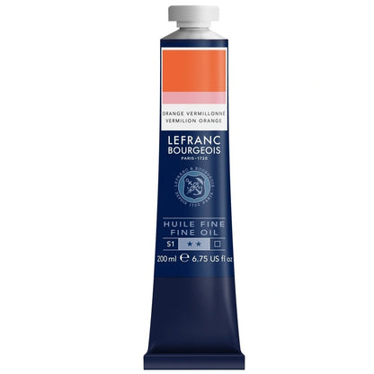 Lefranc Bourgeois Fine Yağlı Boya 200ml Vermillion Orange