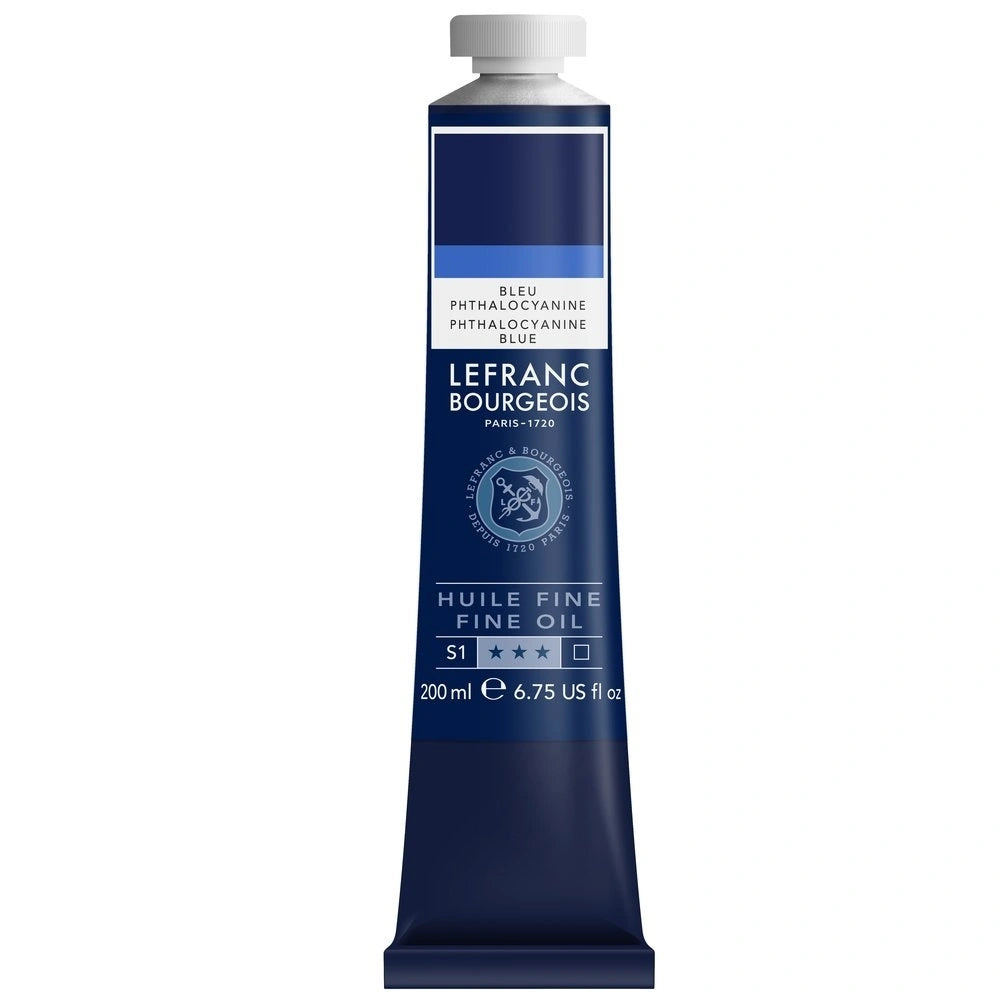 Lefranc Bourgeois Fine Yağlı Boya 200ml Phthalocyanine Blue
