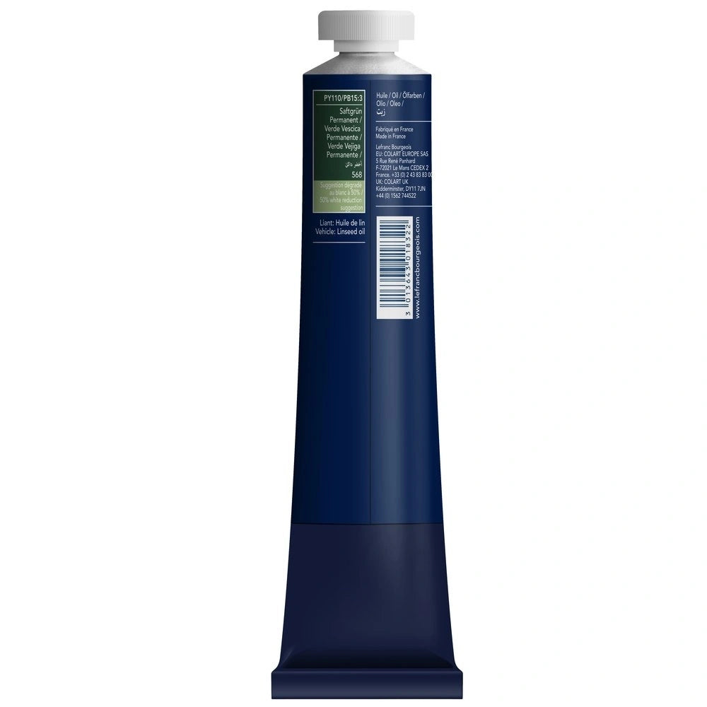 Lefranc Bourgeois Fine Yağlı Boya 200ml Permanent Sap Green
