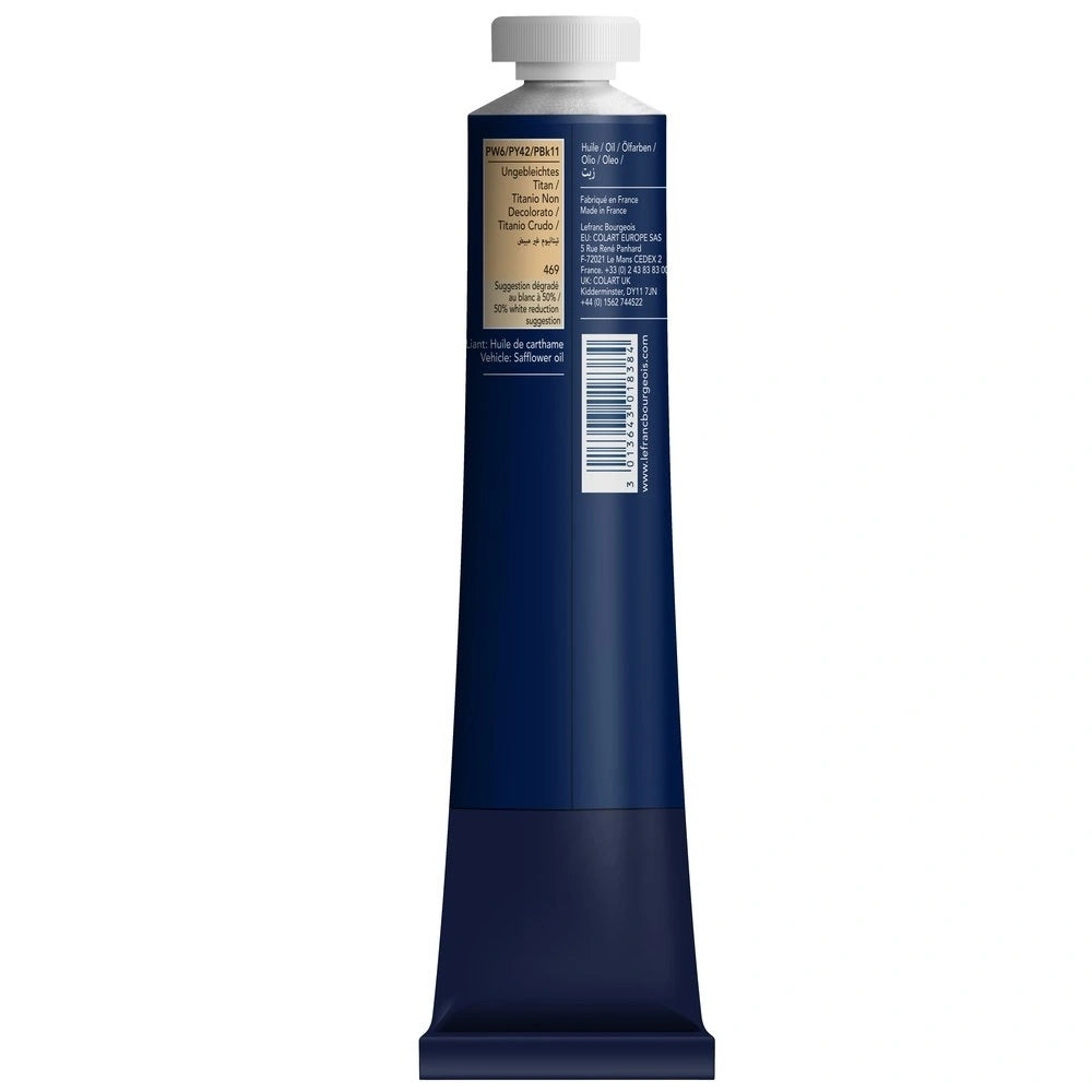 Lefranc Bourgeois Fine Yağlı Boya 200ml Unbleached Titanium