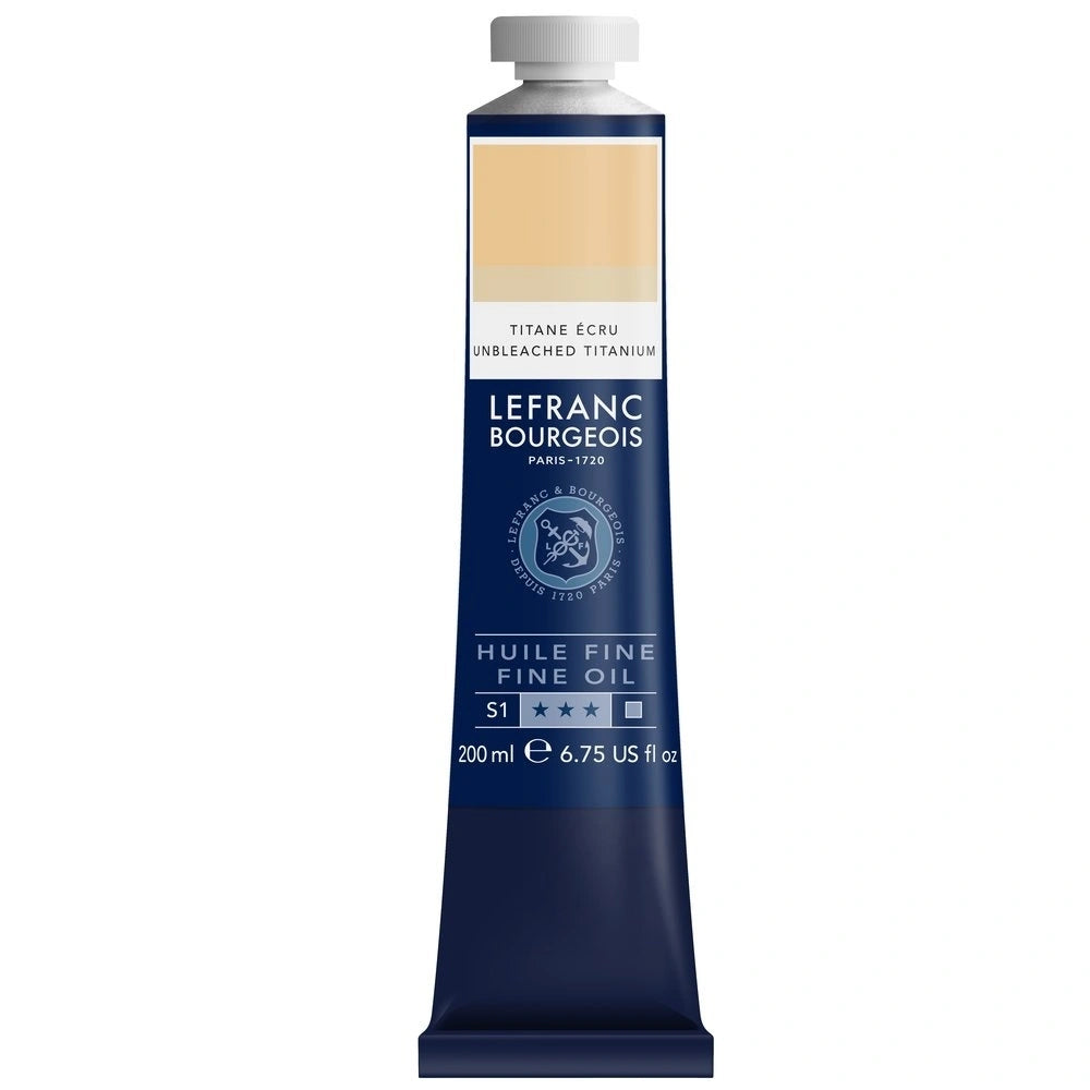 Lefranc Bourgeois Fine Yağlı Boya 200ml Unbleached Titanium