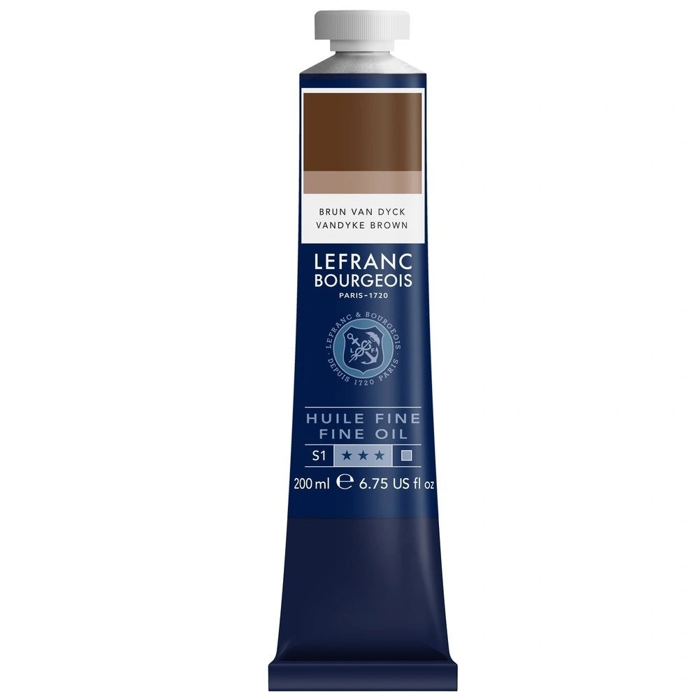 Lefranc Bourgeois Fine Yağlı Boya 200ml Van Dyck Brown