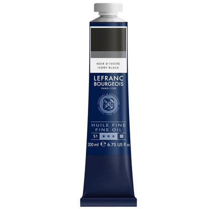 Lefranc Bourgeois Fine Yağlı Boya 200ml Ivory Black