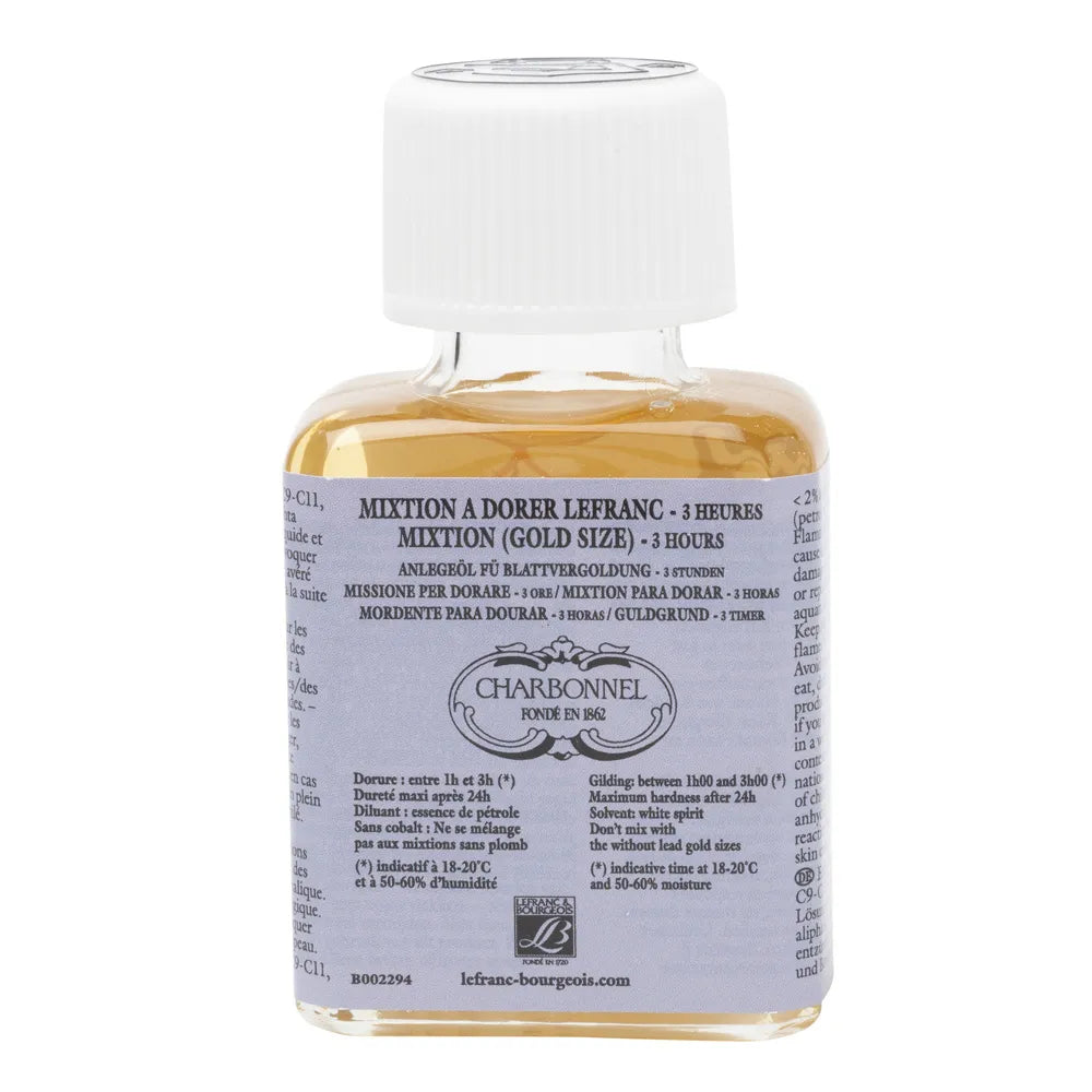 Lefranc Bourgeois Charbonnel Mixtion (Kurşunsuz Varak Yapıştırıcı) 3 Saatlik 75ml