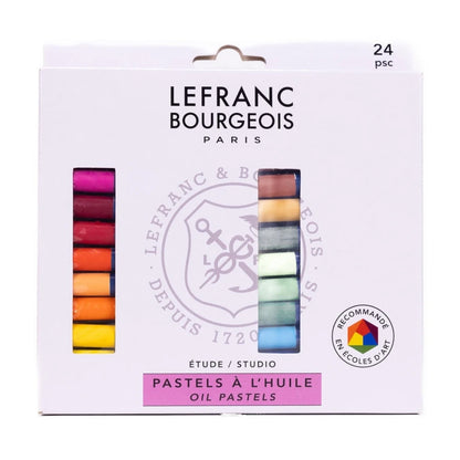 Lefranc Bourgeois Studio Yağlı Pastel Boya Seti (24 Renk)